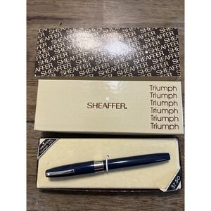 Sheaffer Vintage White Dot 330 Blue Fountain Pen--medium--new old stock in box